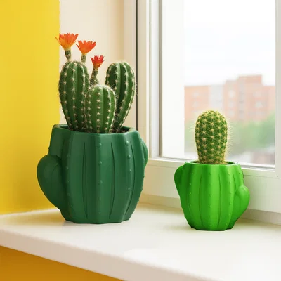Bình Hoa Xương Rồng - Cactus Floral Vase