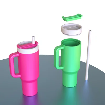 Mô hình Stanley Tumbler in 3D