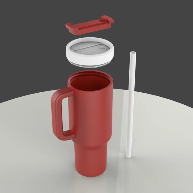 Mô hình Stanley Tumbler in 3D - Image 3