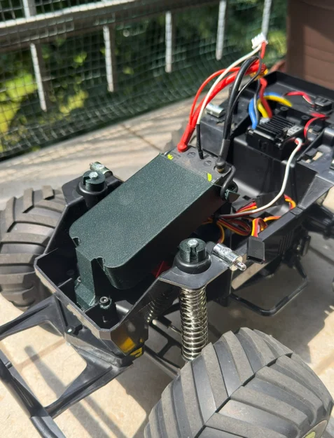 Giá đỡ pin LiPo Shorty cho Tamiya Lunch Box - Image 1