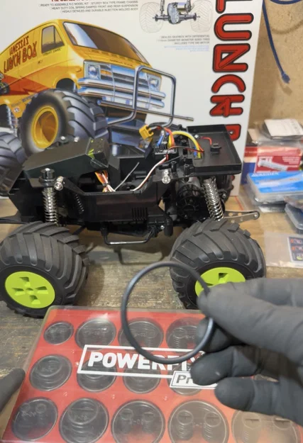 Giá đỡ pin LiPo Shorty cho Tamiya Lunch Box - Image 8