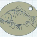 Móc khóa hình cá chép (Carp Keychain) in 3D tinh tế cho dân câu cá - Thumbnail 2