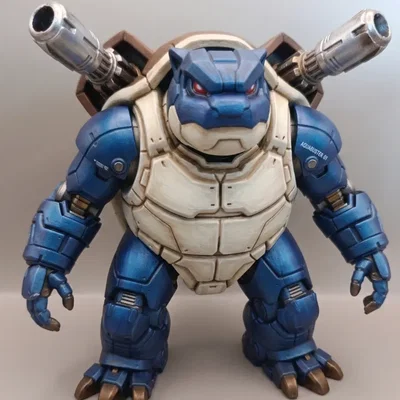 Mecha Blastoise - Mô hình Pokémon chiến binh cơ khí