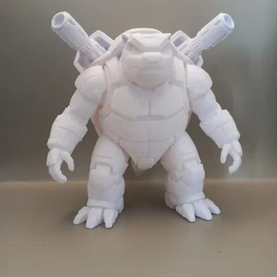 Mecha Blastoise - Mô hình Pokémon chiến binh cơ khí