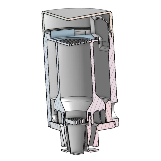 Bộ lọc VOC gắn trên nóc máy in 3D có thể điều chỉnh chế độ tuần hoàn/xả khí - Image 22