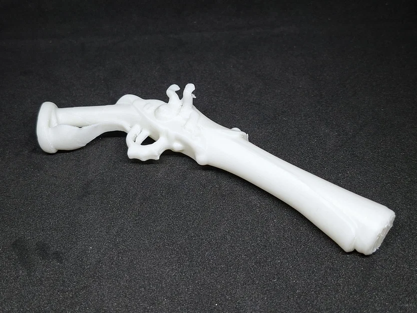 Mô hình súng Hunter Pistol (Bloodborne) in 3D cực chi tiết - Image 4