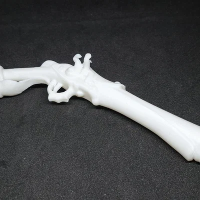Mô hình súng Hunter Pistol (Bloodborne) in 3D cực chi tiết