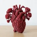 Mô hình trang trí Flower Heart - Trái tim hoa hồng tinh xảo - Thumbnail 1