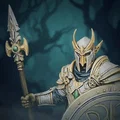Bloodbound Realms – Elf – Emeraldward Sentinel (Mô hình STL in 3D Dark Fantasy) - Thumbnail 4