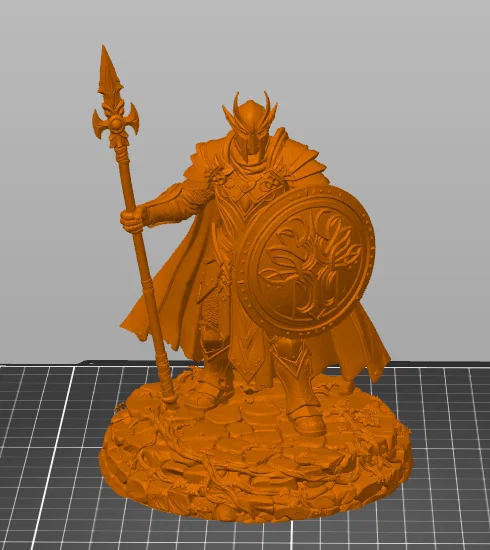 Bloodbound Realms – Elf – Emeraldward Sentinel (Mô hình STL in 3D Dark Fantasy) - Image 5