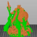Bloodbound Realms – Elf – Emeraldward Sentinel (Mô hình STL in 3D Dark Fantasy) - Thumbnail 6