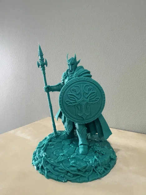 Bloodbound Realms – Elf – Emeraldward Sentinel (Mô hình STL in 3D Dark Fantasy) - Image 8