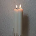 Giá treo nến gắn tường 3D thiết kế tối giản cho nến thanh dài - Thumbnail 1