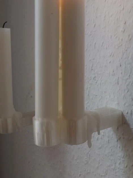 Giá treo nến gắn tường 3D thiết kế tối giản cho nến thanh dài - Image 4