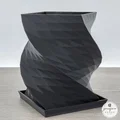 Chậu cây xoắn ốc Geometric Helix (In Silk PLA 2 màu, dễ in không cần support) - Thumbnail 6