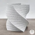 Chậu cây xoắn ốc Geometric Helix (In Silk PLA 2 màu, dễ in không cần support) - Thumbnail 8