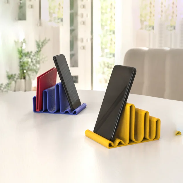 Giá đỡ điện thoại & Khay đựng đồ để bàn 3D - Image 1