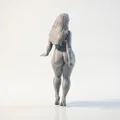 Mô hình 3D tượng nữ nghệ thuật (Thick Lady Figurine) - Thumbnail 3