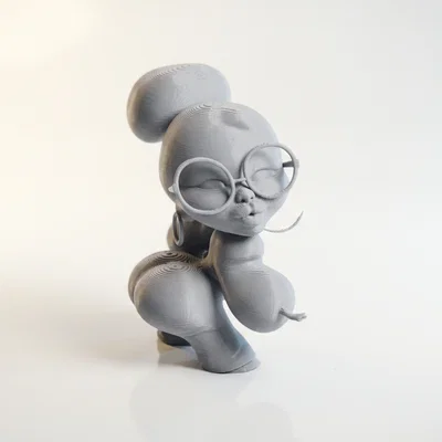 Mô hình nhân vật nữ Thick Lady 3D Printable