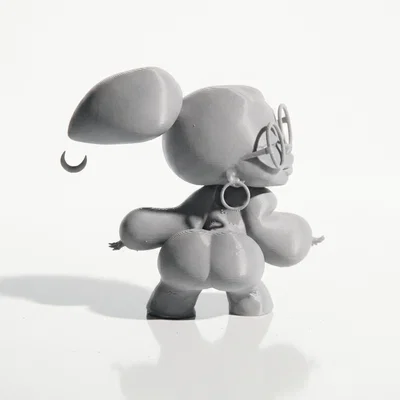 Mô hình nhân vật nữ Thick Lady 3D Printable