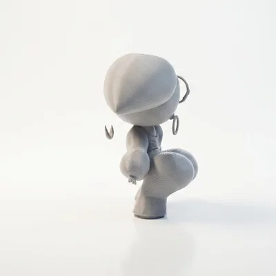 Mô hình nhân vật nữ Thick Lady 3D Printable