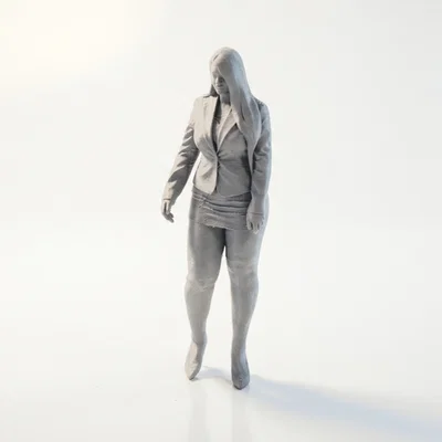 Mô Hình Figurine Nữ Doanh Nhân Chuyên Nghiệp Dành Cho In 3D