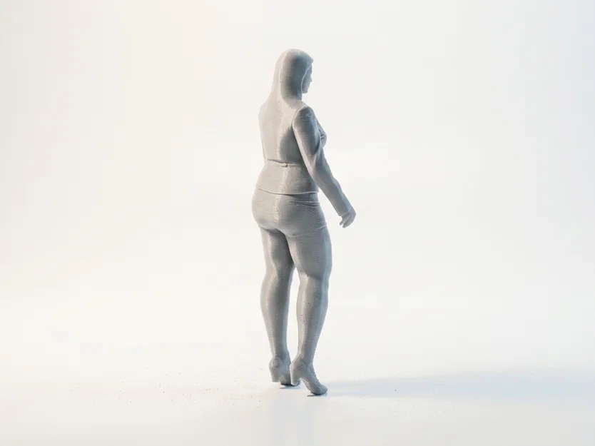 Mô Hình Figurine Nữ Doanh Nhân Chuyên Nghiệp Dành Cho In 3D - Image 3