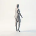 Mô Hình Figurine Nữ Doanh Nhân Chuyên Nghiệp Dành Cho In 3D - Thumbnail 3
