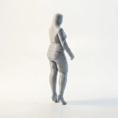 Mô Hình Figurine Nữ Doanh Nhân Chuyên Nghiệp Dành Cho In 3D