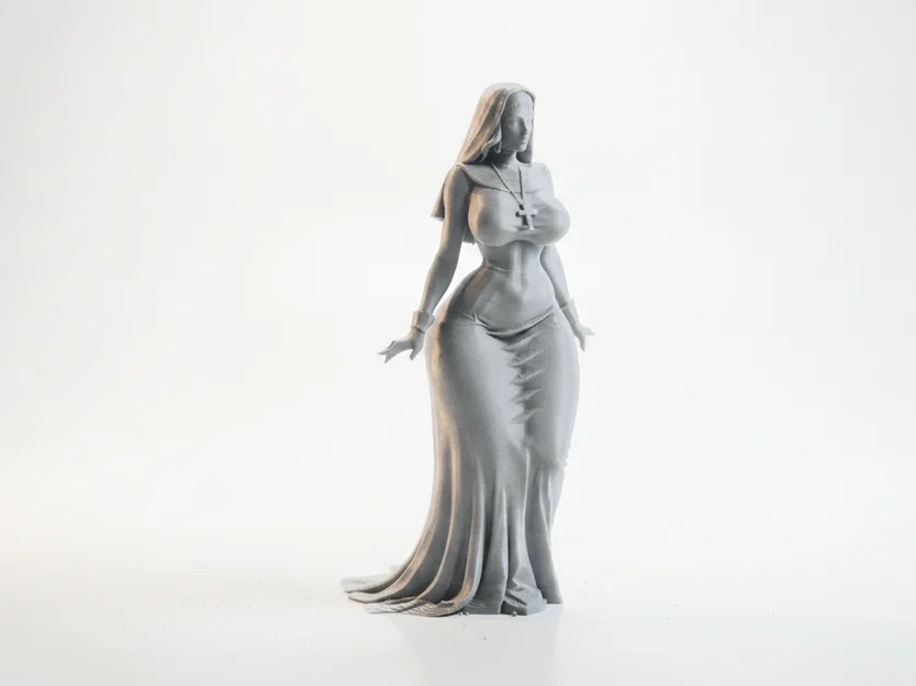 Mô hình 3D Nữ Tu Sĩ Sang Trọng - File STL in 3D - Image 1