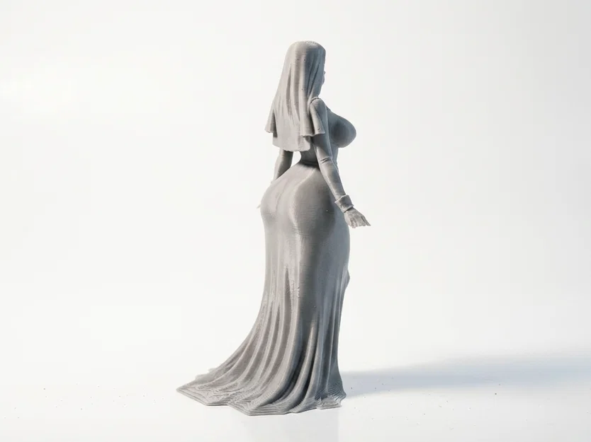 Mô hình 3D Nữ Tu Sĩ Sang Trọng - File STL in 3D - Image 2