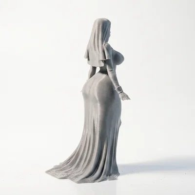 Mô hình 3D Nữ Tu Sĩ Sang Trọng - File STL in 3D