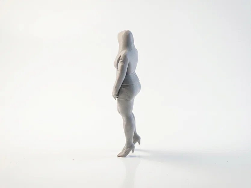 Mô Hình Figurine Nữ Doanh Nhân Chuyên Nghiệp Dành Cho In 3D - Image 4