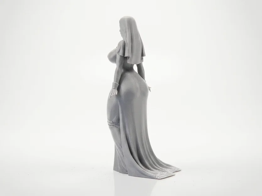 Mô hình 3D Nữ Tu Sĩ Sang Trọng - File STL in 3D - Image 3