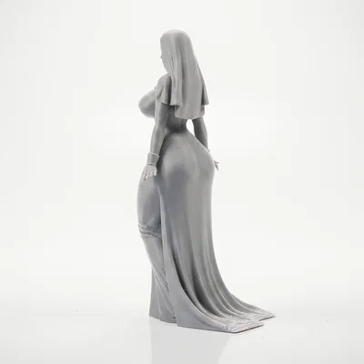 Mô hình 3D Nữ Tu Sĩ Sang Trọng - File STL in 3D