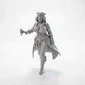 Mô hình nữ thuyền trưởng cướp biển 3D - Thumbnail 1