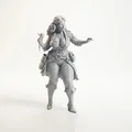 Mô hình nữ hải tặc cực ngầu - File in 3D (Thick Pirate Figurine) - Thumbnail 1
