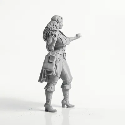 Mô hình nữ hải tặc cực ngầu - File in 3D (Thick Pirate Figurine)