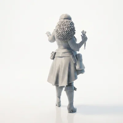 Mô hình nữ hải tặc cực ngầu - File in 3D (Thick Pirate Figurine)
