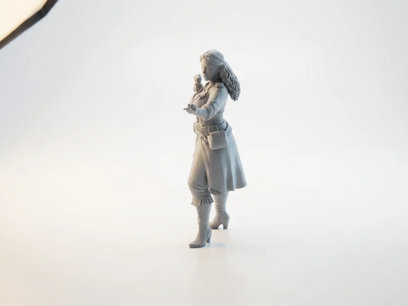 Mô hình nữ hải tặc cực ngầu - File in 3D (Thick Pirate Figurine) - Image 4