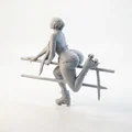 Mô hình 3D cô nàng Skater Girl cá tính - File STL - Thumbnail 1