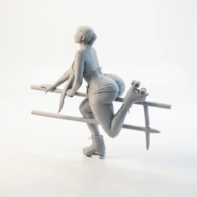 Mô hình 3D cô nàng Skater Girl cá tính - File STL