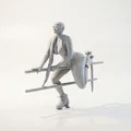 Mô hình 3D cô nàng Skater Girl cá tính - File STL - Thumbnail 2