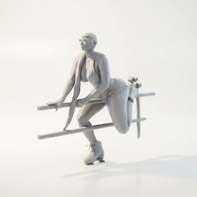 Mô hình 3D cô nàng Skater Girl cá tính - File STL