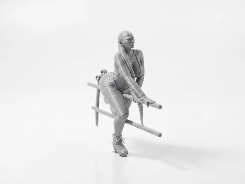 Mô hình 3D cô nàng Skater Girl cá tính - File STL - Image 3