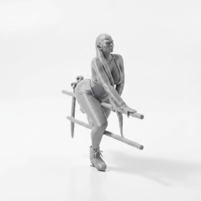 Mô hình 3D cô nàng Skater Girl cá tính - File STL