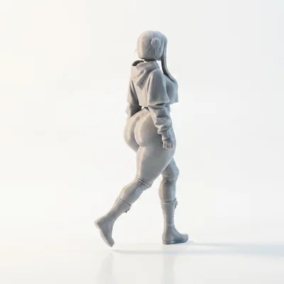 Mô hình tượng nữ nhân vật quyến rũ 3D Printable