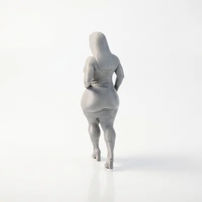 Mô hình tượng nữ nhân Thick Thighs 3D có thể in ấn