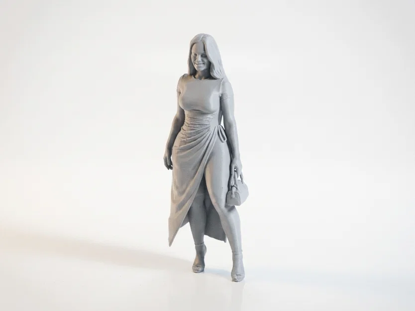 Mô hình tượng nữ diện váy thanh lịch - File in 3D - Image 1
