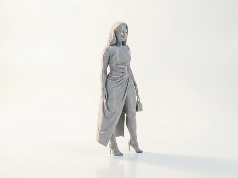 Mô hình tượng nữ diện váy thanh lịch - File in 3D - Image 2
